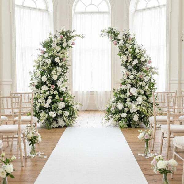 The Helena Arches – Elegant Wedding Flower Arch Rental £995